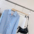 Bow Print Collar Down Shirts